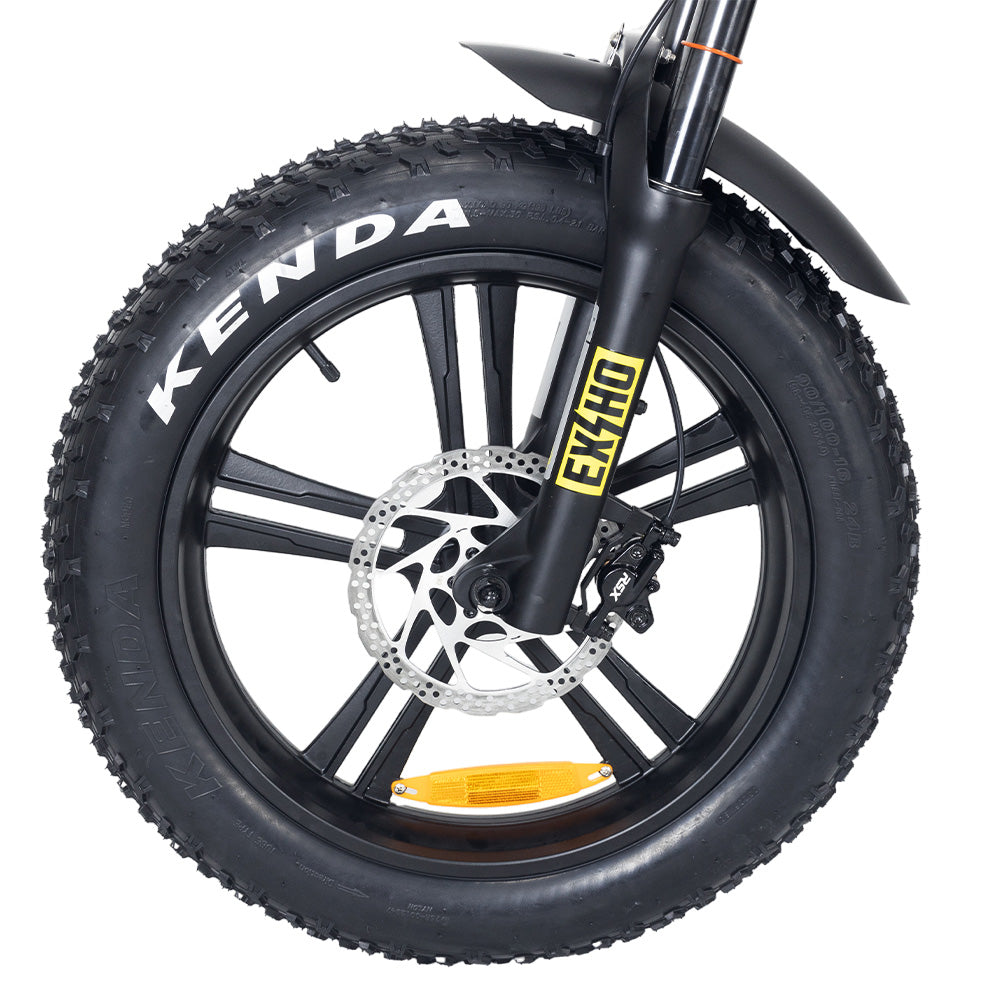 Hidoes B6 Electric Bike, 1200W Motor, 48V 15Ah Battery, 20"x4" Fat Tires, 50km/h Max Speed, 75km Range, Front & Rear Oil Disc Brakes, Hydraulic Shock Absorber - Red