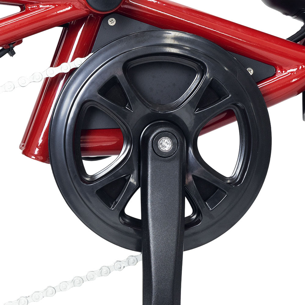 Hidoes B6 Electric Bike, 1200W Motor, 48V 15Ah Battery, 20"x4" Fat Tires, 50km/h Max Speed, 75km Range, Front & Rear Oil Disc Brakes, Hydraulic Shock Absorber - Red