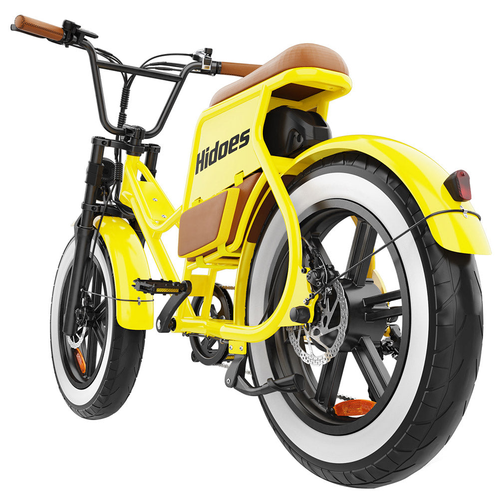 Hidoes C8 Electric Bike, 700W Motor, 48V 17Ah Battery, 20*4.0 inch Fat Tire, 40km/h Max Speed, 55km Range, Front & Rear Disc Brakes, Hydraulic Spring Damping, Shimano 7-speed