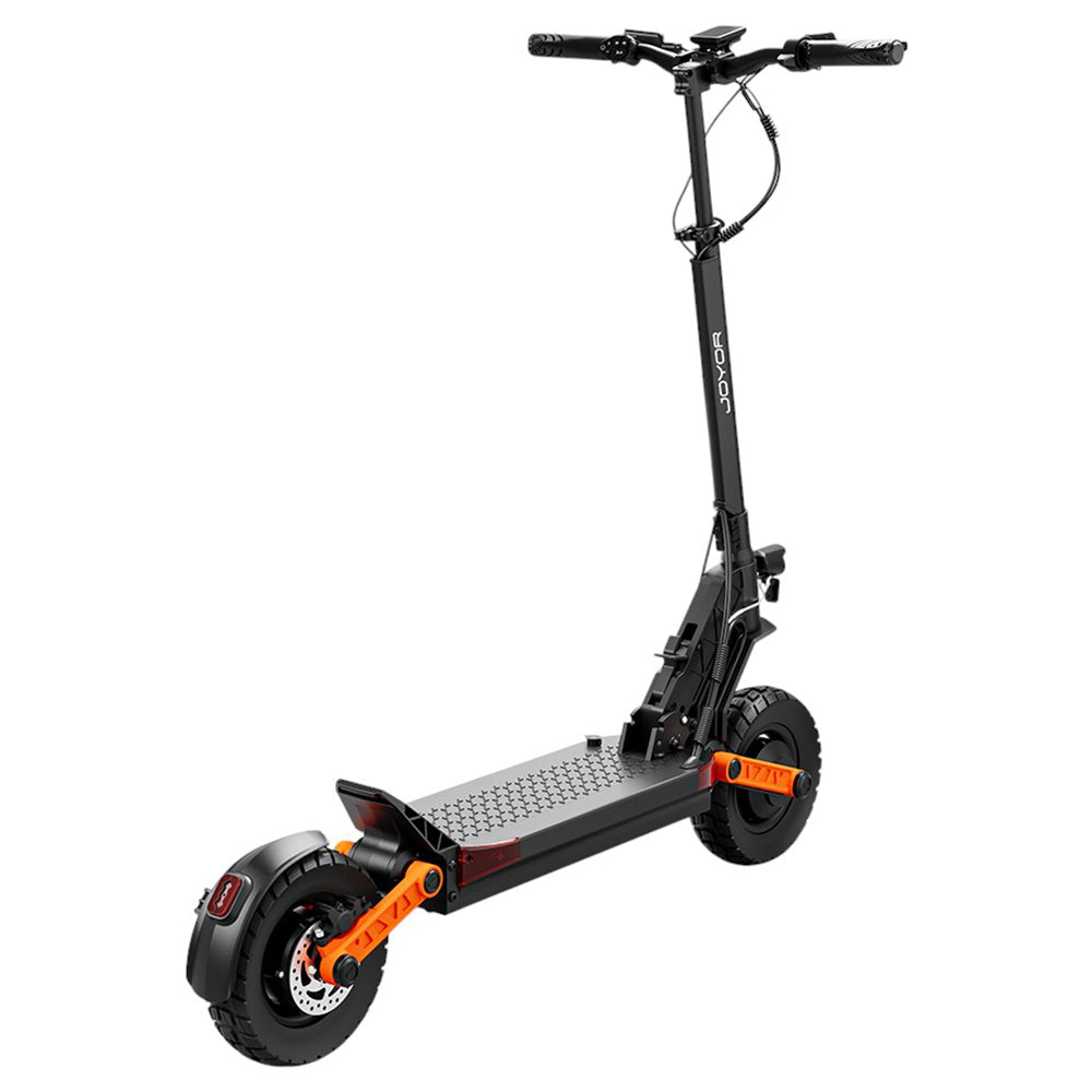 Joyor S10-S-Z Electric Scooter, 1000W*2 Motor, 60V 18AH Battery, 10-inch Off-road Tires, 40mph Max Speed, 46 Miles Range, Dual Hydraulic Brakes, Front & Rear Shock Absorber, 6 Lights System