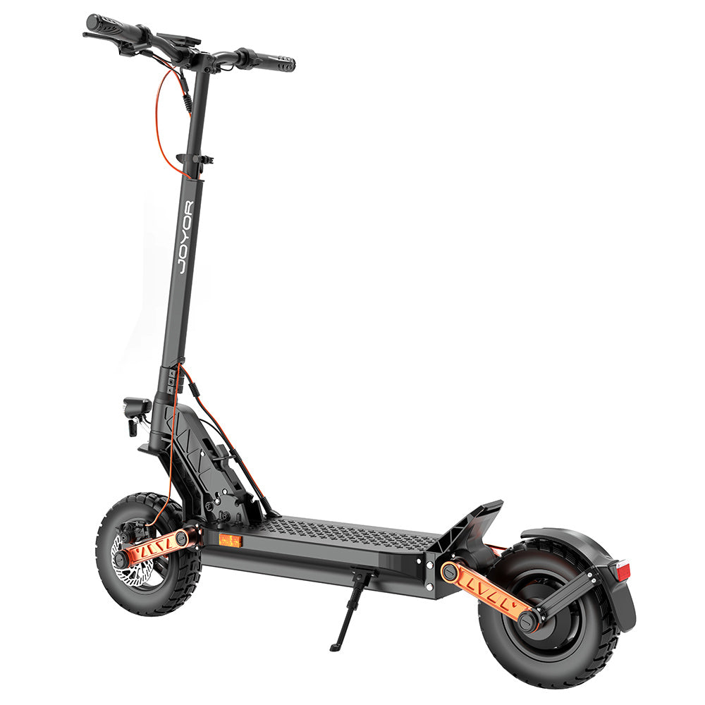 JOYOR S8-S-Z Electric Scooter with Turn Signal, 600W*2 Motor, 48V 26Ah Battery, 10-inch Tire, 55km/h Max Speed, 75km Range, Dual Hydraulic Brakes, Front & Rear Shock Absorber, 6 Lights System