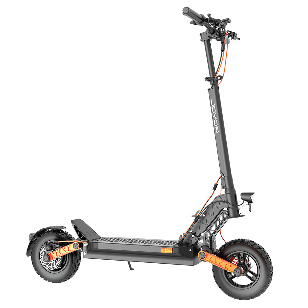 JOYOR S8-S-Z Electric Scooter with Turn Signal, 600W*2 Motor, 48V 26Ah Battery, 10-inch Tire, 55km/h Max Speed, 75km Range, Dual Hydraulic Brakes, Front & Rear Shock Absorber, 6 Lights System