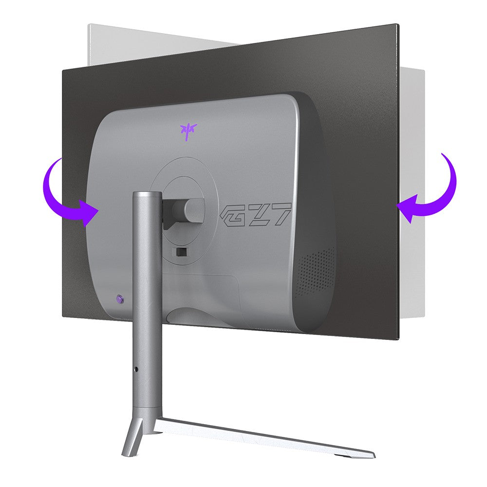 KTC G27P6 27-inch LG OLED Gaming Monitor, 2560x1440 16:9 240Hz Refresh Rate, 1500000:1 Constrast Ratio, 136% sRGB HDR10 0.03ms GTG Response Time, Low Blue FreeSync&G-Sync, 3xUSB3.0 2xHDMI2.0 DP1.4 Type-C, Built-in Speakers KVM 65W Reverse Charge VESA
