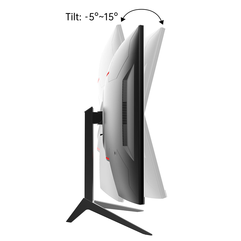 KTC H32S17F 32'' Curved Gaming Monitor, 1920*1080 HVA Panel, 240Hz Refresh Rate, 125% sRGB, 3500:1 Contrast Ratio, Adaptive Sync, HDR10, 3ms Response Time, 2*HDMI2.0 1*DP1.4 1*USB2.0 1*Audio, VESA Mount, Adjustable Tilt, Low Blue Light