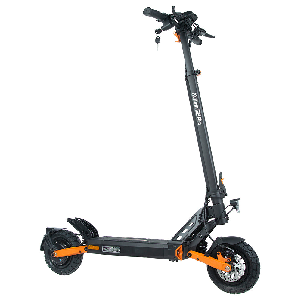 KuKirin G2 Pro (VMP) Electric Scooter, 500W Motor, 48V 15.6Ah Battery, 9 inch Vacuum Tire, 25km/h Max Speed, 65km Range, Front & Rear Disc Brakes, Spring Shock Adsorption
