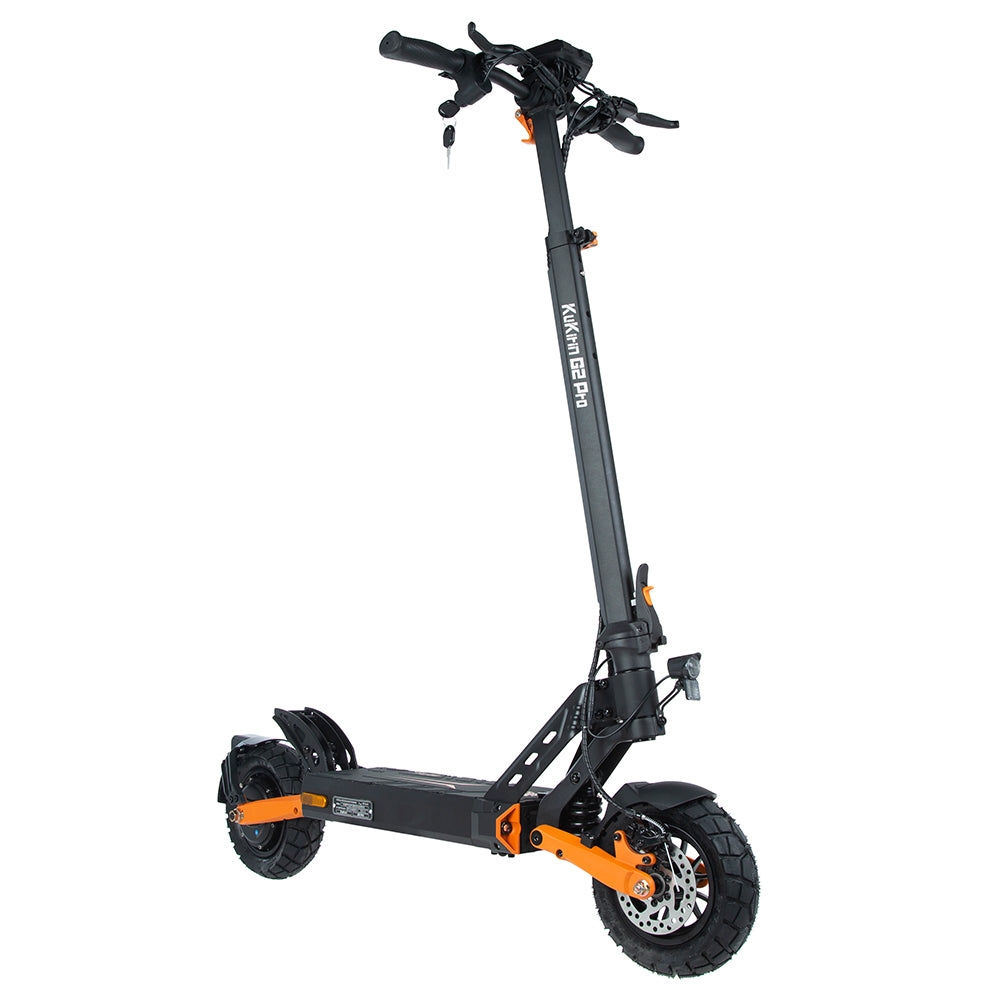 KuKirin G2 Pro (VMP) Electric Scooter, 500W Motor, 48V 15.6Ah Battery, 9 inch Vacuum Tire, 25km/h Max Speed, 65km Range, Front & Rear Disc Brakes, Spring Shock Adsorption