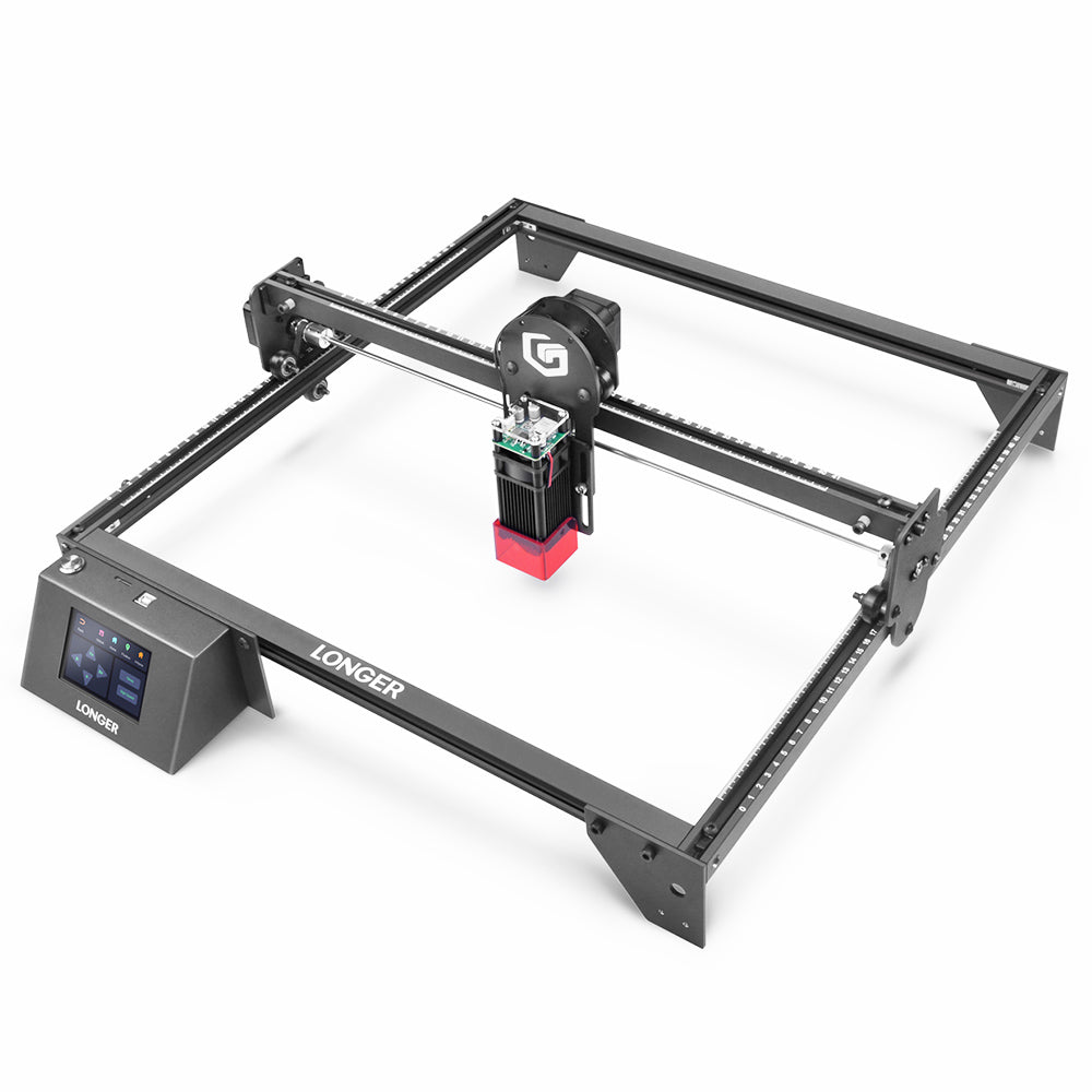 LONGER RAY5 5W Laser Engraver, 32-Bit Chipset, WIFI Connection, 3.5" Touch Screen & Offline Carving, 0.08x0.08mm Spot, 10000mm/min Max Speed, 400mmx400mm