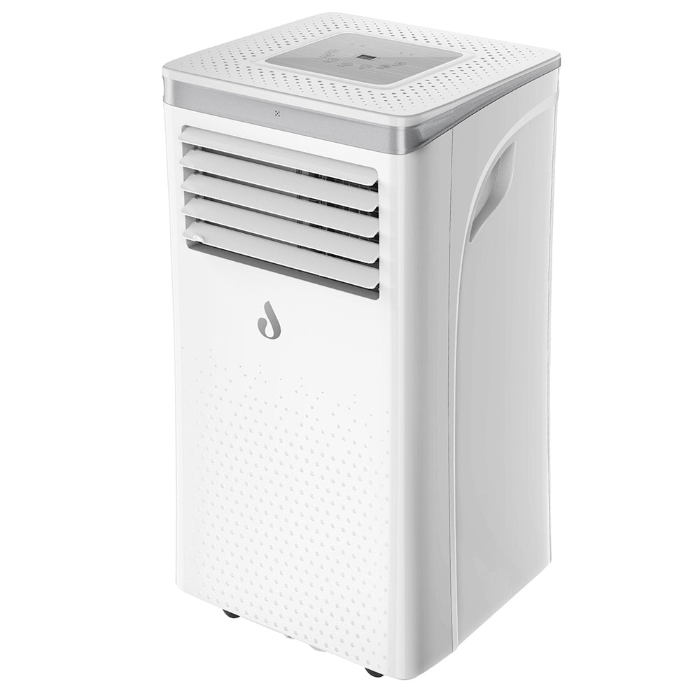 LUKO A011D1-7K 3 in 1 Portable Air Conditioner Dehumidifier, 7000BTU Cooling Capacity, 2 Wind Speeds, 24-Hour Timer, Low Noise, Remote Control