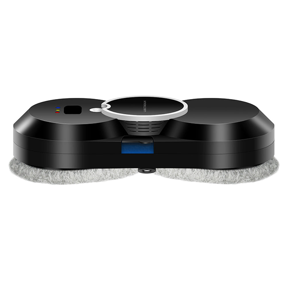 Liectroux HCR-10 Robot Window Vacuum Cleaner, 30ml Water Tank, Ultrasonic Water Spraying, 2800Pa Suction, 6.8cm Ultra-thin Body - Black