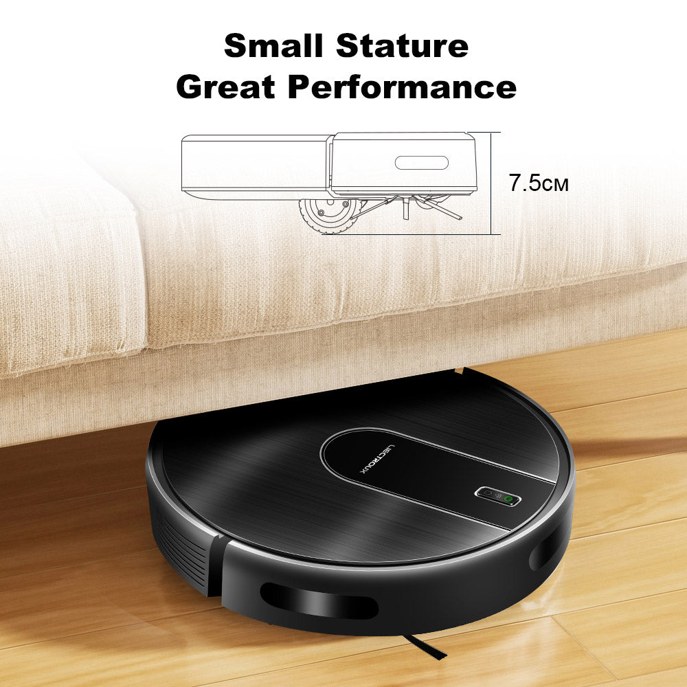 Liectroux N7S-U Robot Vacuum Cleaner and Wet Mop Combo, Smart Mapping, WiFi App, 6000Pa Suction, 120min Runtime, 400ml Dustbin & 250ml Water Tank, WiFi App, Works With Alexa and Google Assistant, for Pet Hair, Carpet, Hard Floor