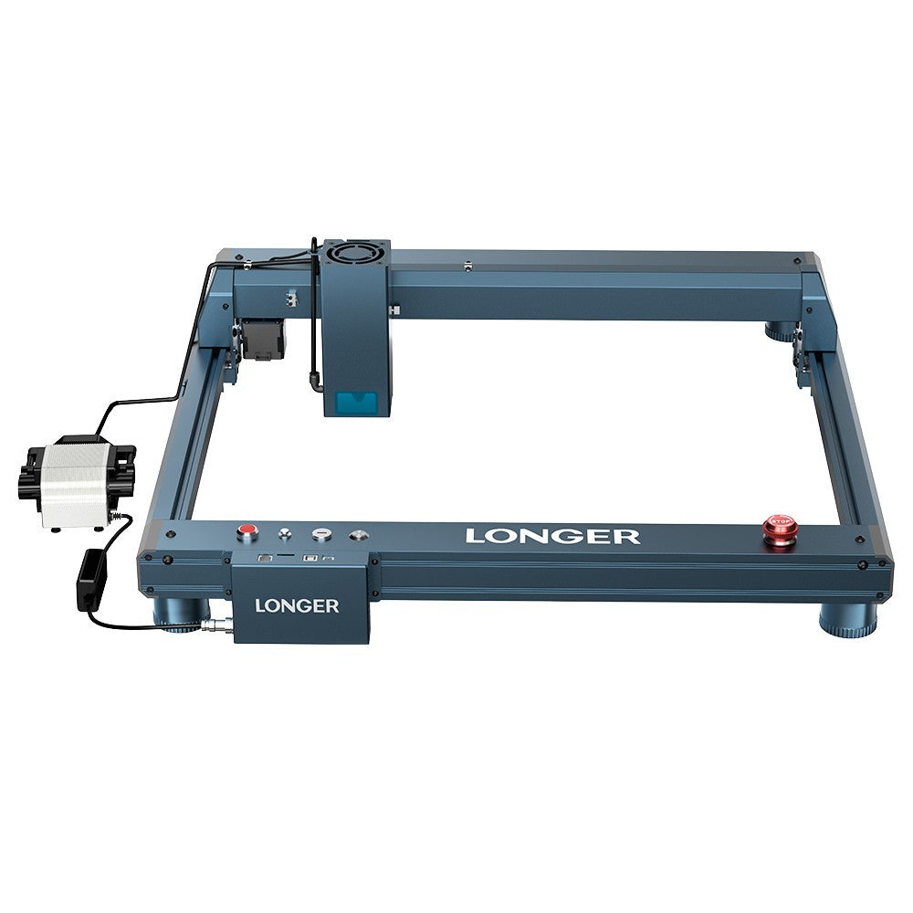 LONGER Laser B1 20W Laser Engraver Cutter, 4-core Laser Head, 22-24W Output Power, 450 x 440mm Engraving Area
