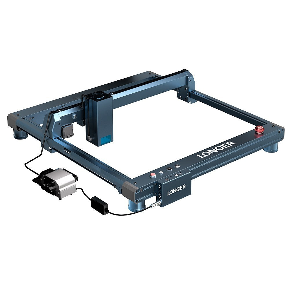 LONGER Laser B1 20W Laser Engraver Cutter, 4-core Laser Head, 22-24W Output Power, 450 x 440mm Engraving Area