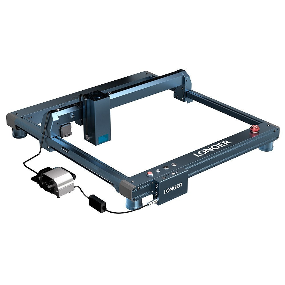 LONGER Laser B1 30W Laser Engraver Cutter, 6-core Laser Head, 33-36W Power Output, 450 x 440mm Engraving Area