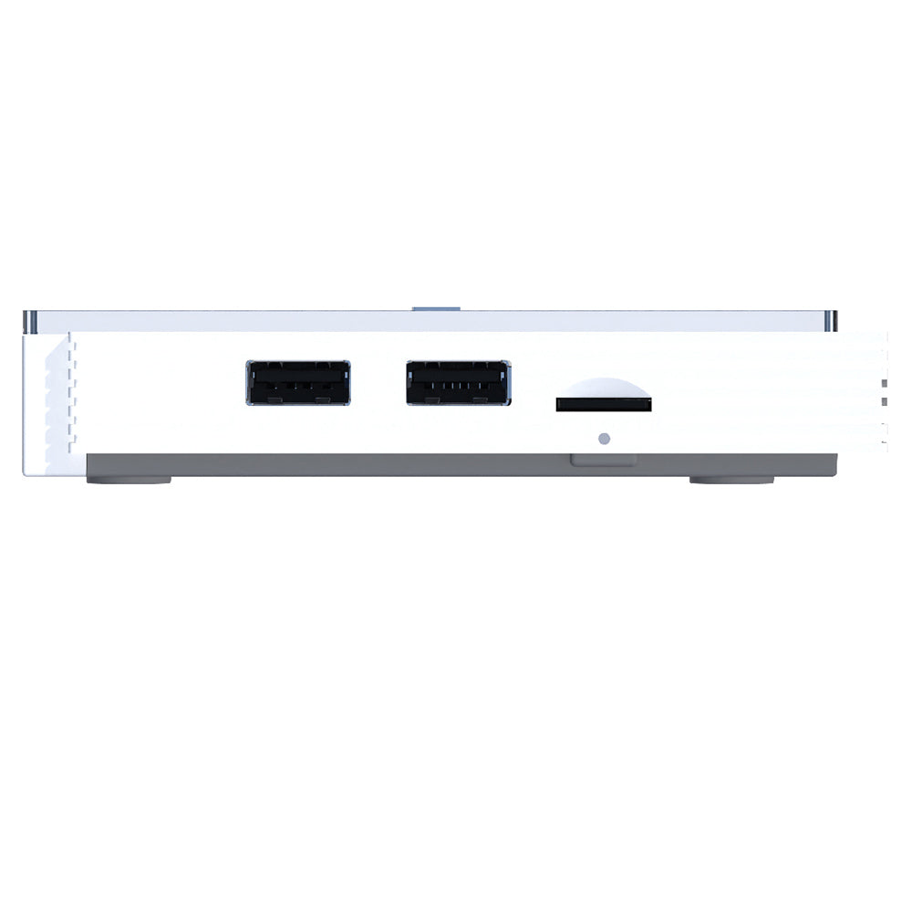MECOOL KM2 PLUS Deluxe TV Box, Android 11, 4K HDR Output, Amlogic S905X4-J Quad Core, 4GB RAM 32GB ROM, WiFi 6 Bluetooth 5.0, Dolby Vision & Dolby Atmos, 2*USB 2.0 1*HDMI 1*AV 1*LAN 1*TF Card Slot 1*SPDIF Optical 1*Earphone Port - EU Plug