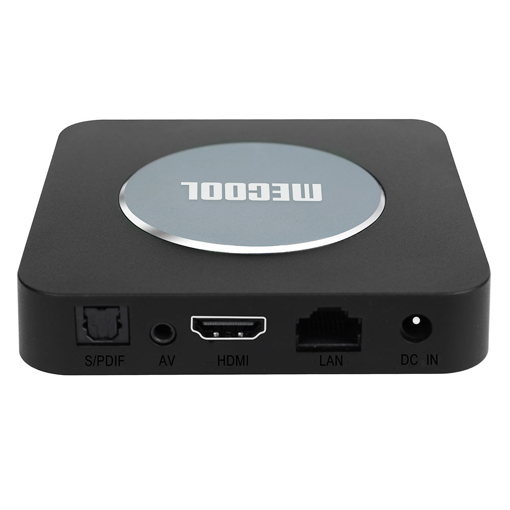 MECOOL KM2 PLUS Netflix Supported Google Android TV 11.0 Smart TV BOX, Amlogic S905X4 2GB RAM 16GB eMMC AV1 Ultra 4K HDR 2.4G/5.0GHz WiFi BT5.0 SPDIF Google Assistant Dolby Atmos Audio Ethernet Multi-streamer Home Media Player Set Top Box - EU Plug