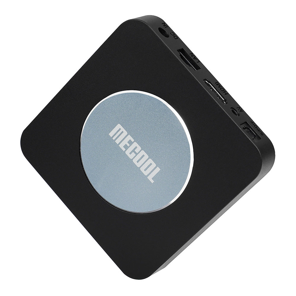MECOOL KM2 PLUS Netflix Supported Google Android TV 11.0 Smart TV BOX, Amlogic S905X4 2GB RAM 16GB eMMC AV1 Ultra 4K HDR 2.4G/5.0GHz WiFi BT5.0 SPDIF Google Assistant Dolby Atmos Audio Ethernet Multi-streamer Home Media Player Set Top Box - EU Plug
