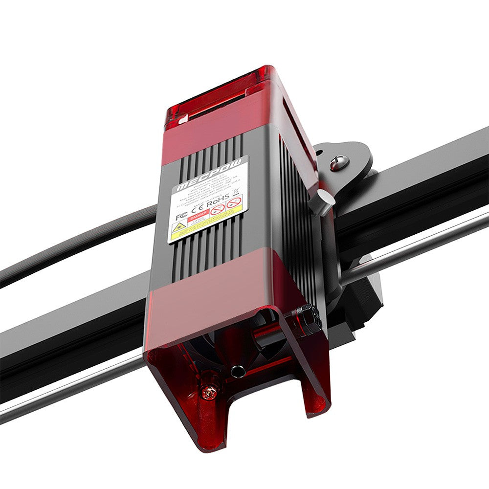 Mecpow X3 Laser Engraver, 5W Laser Power, Fixed-Focus, 0.01mm Accuracy, 10000 mm/min Engraving Speed, Safety Lock, Emergency Stop, Flame Detection, Gyroscope Sensor, 410x400mm