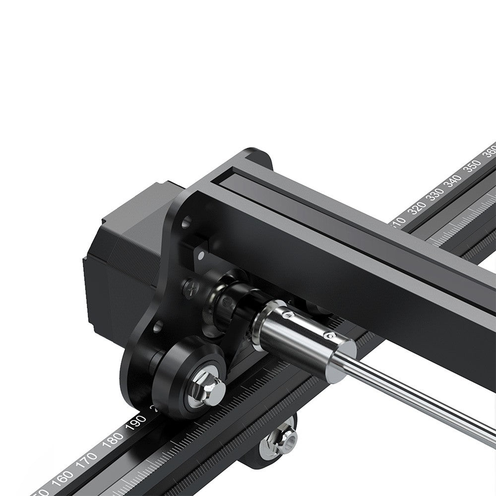 Mecpow X3 Laser Engraver, 5W Laser Power, Fixed-Focus, 0.01mm Accuracy, 10000 mm/min Engraving Speed, Safety Lock, Emergency Stop, Flame Detection, Gyroscope Sensor, 410x400mm