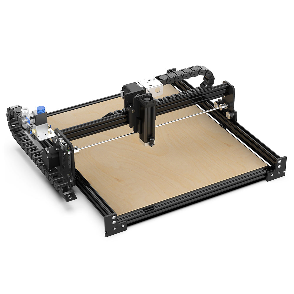 NEJE 3 Pro E30130 5.5W Laser Engraver Cutter, Auto Air Assist, APP Control, 0.06mm Compressed Spot, 0.01mm Precision, 1000mm/s, Engraving Size 400*410mm, Expandable to 400*1030mm