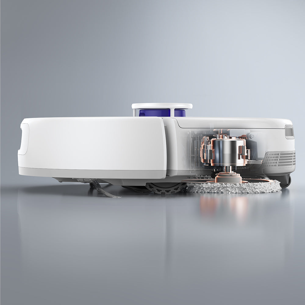 Narwal Freo Z Ultra Robot Vacuum and Mop with Base Station, 12,000Pa Power, Self-Empty, Dual-camera, Zero-Tangling, 120-day Maintenance-Free, Auto Mop Lifting To 12mm, Tri-Laser Obstacle Avoidance, AI-Adaptive Hot Water Washing & Drying - White