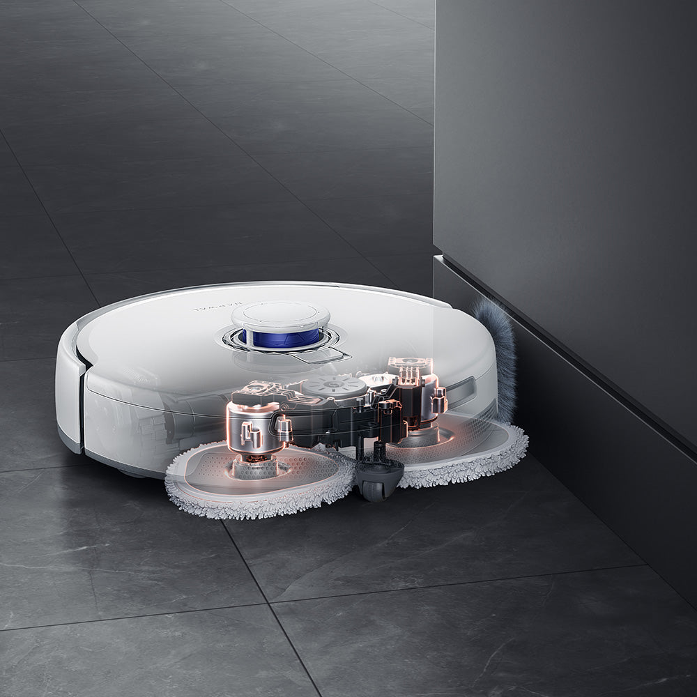 Narwal Freo Z Ultra Robot Vacuum and Mop with Base Station, 12,000Pa Power, Self-Empty, Dual-camera, Zero-Tangling, 120-day Maintenance-Free, Auto Mop Lifting To 12mm, Tri-Laser Obstacle Avoidance, AI-Adaptive Hot Water Washing & Drying - White