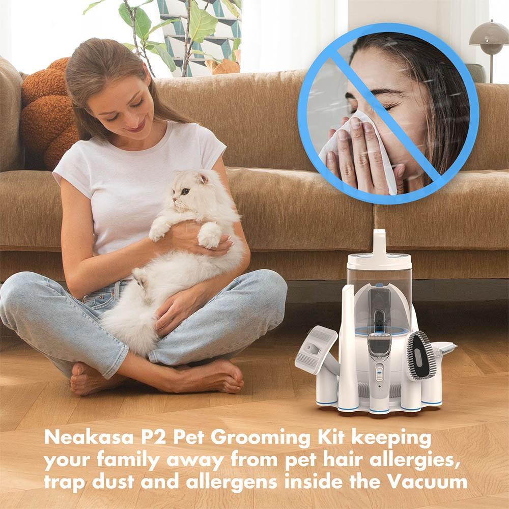 Neakasa P2 Pro Dog Grooming Kit & Vacuum for Dogs Cats | Vacuum For Pet Hair