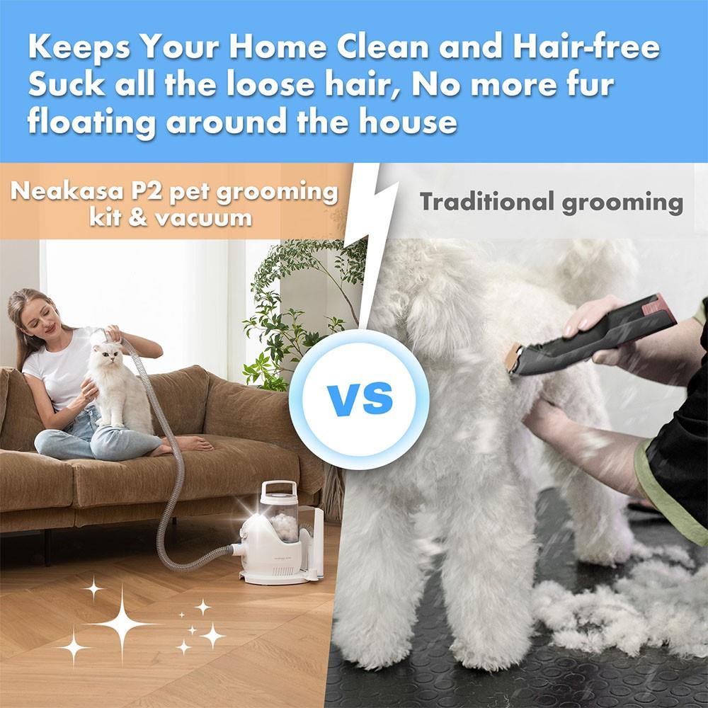 Neakasa P2 Pro Dog Grooming Kit & Vacuum for Dogs Cats | Vacuum For Pet Hair