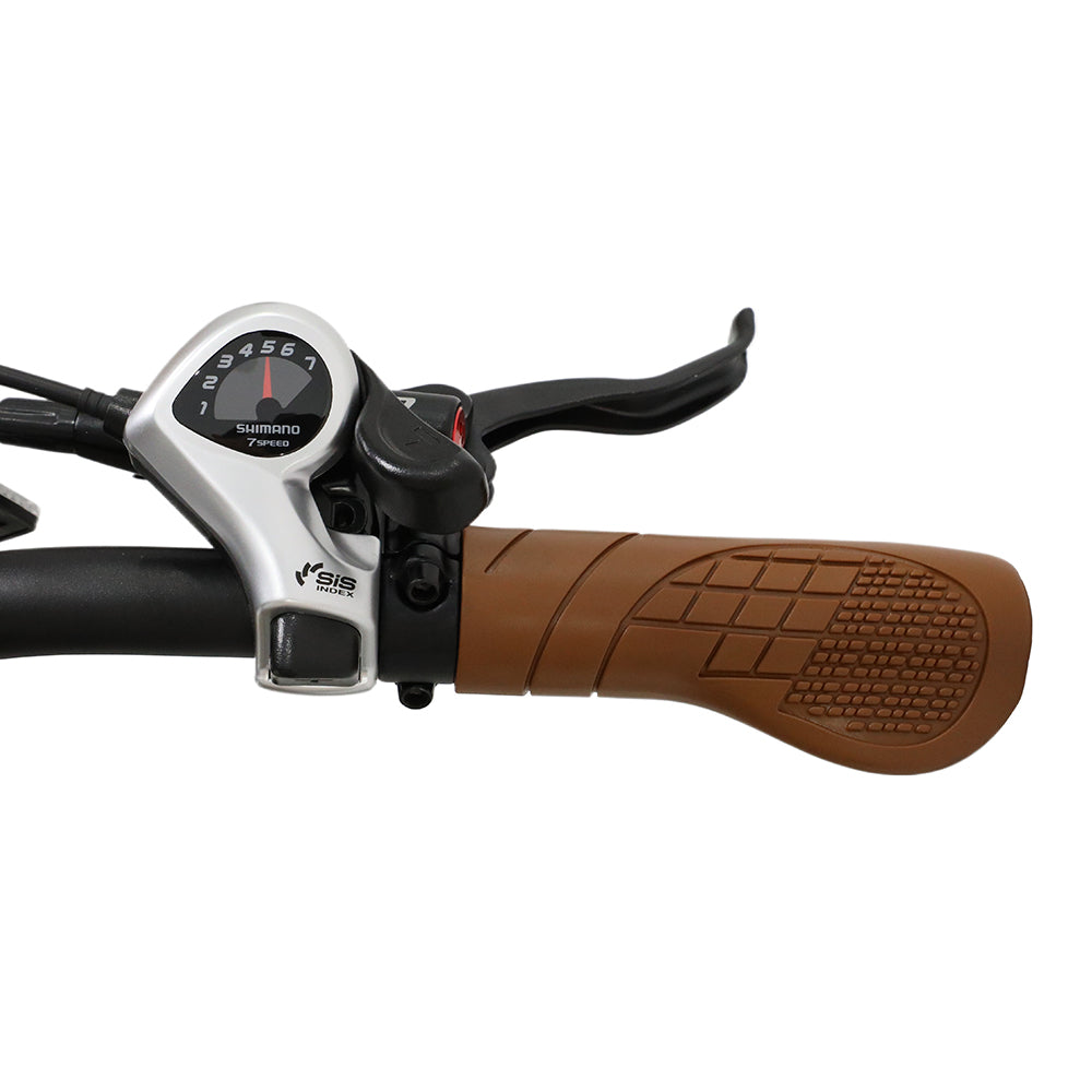 ONESPORT W66 Electric Bike, 500W Motor, 48V 13.5Ah Battery, 20*4.0 inch Tire, 25km/h Max Speed, 100km Range, Front & Rear Hydraulic Disc Brakes, Shock Absorbing Front Fork, 7-speed Transmission