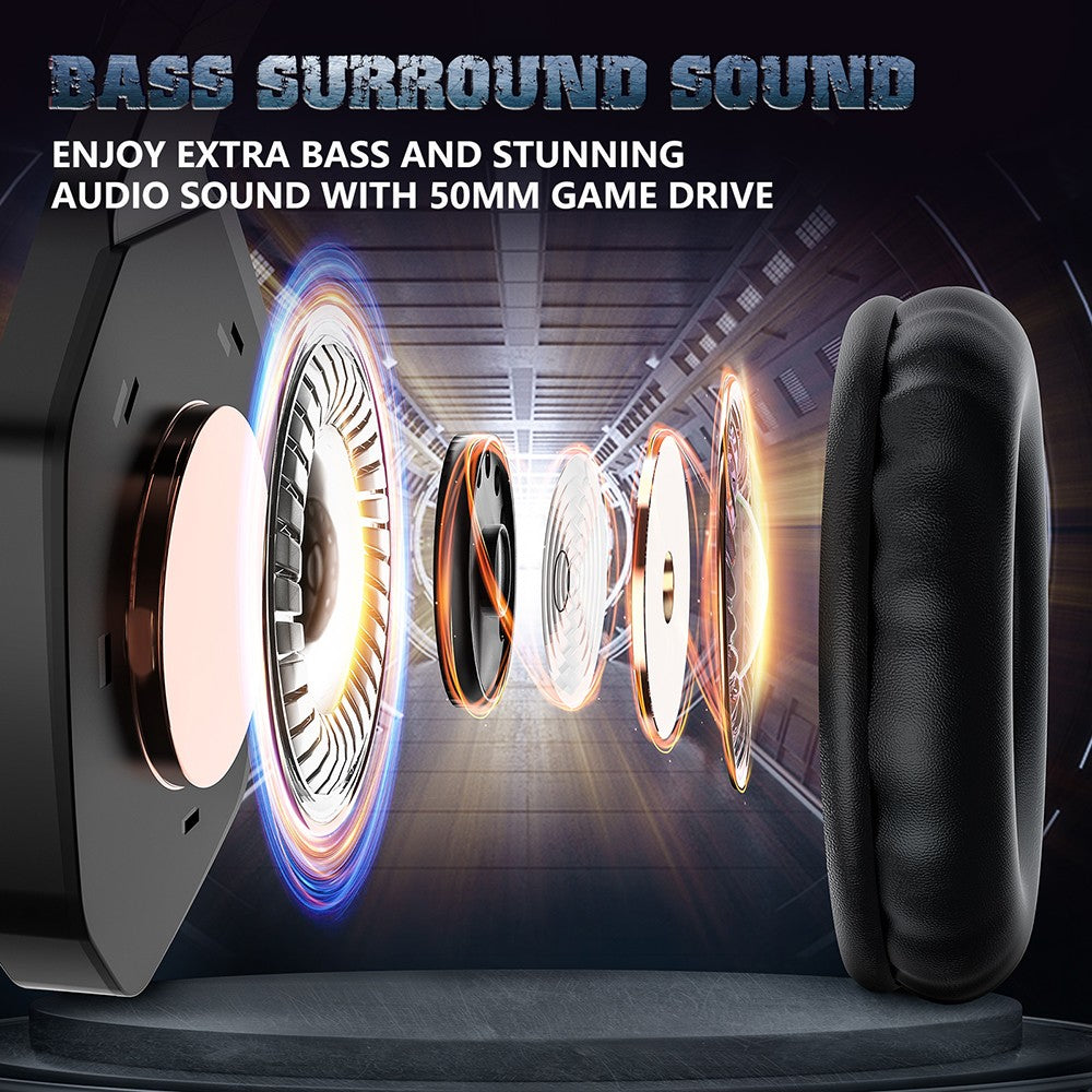 ONIKUMA K10 Wired Headphones Gaming Headset