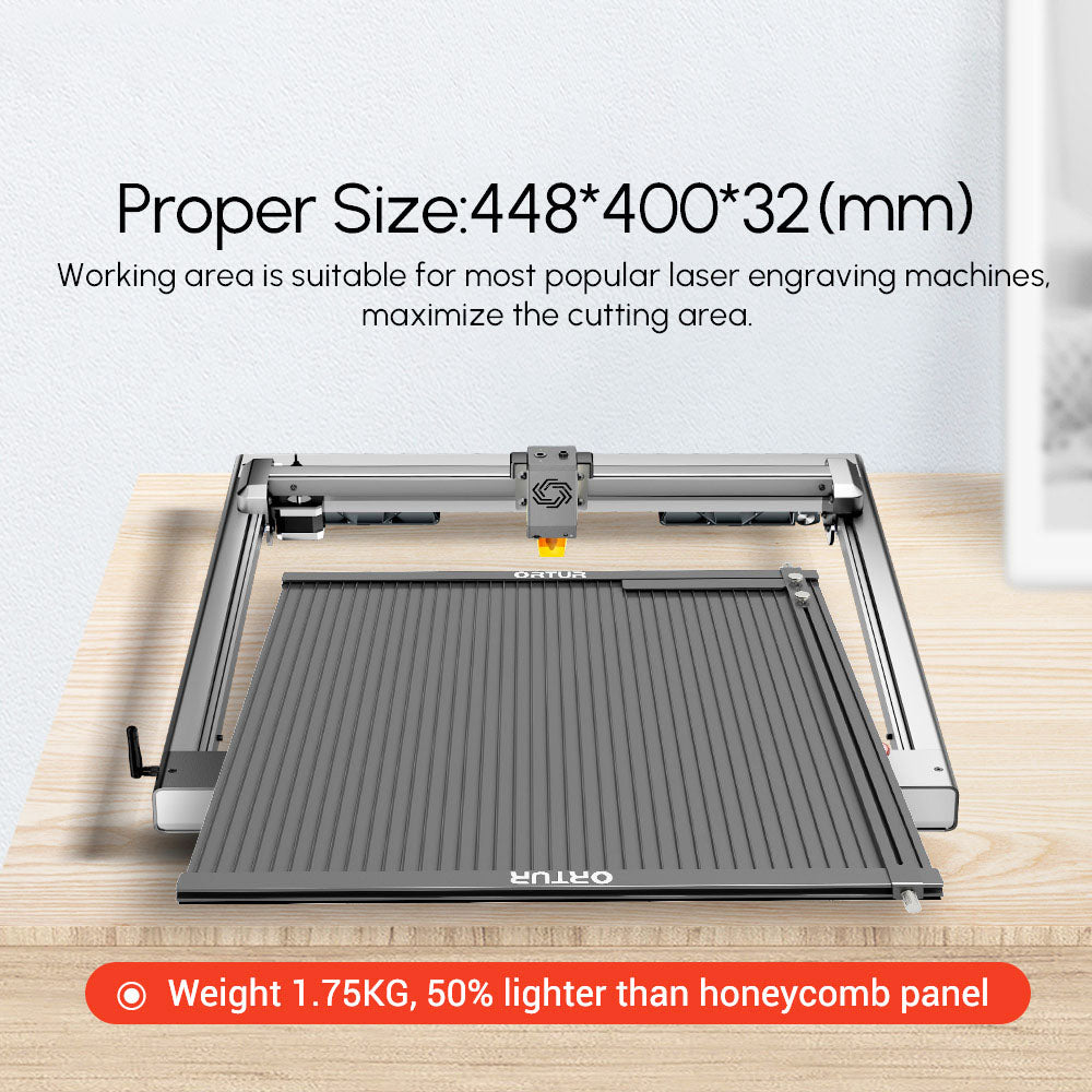 ORTUR LEP1.0 Laser Engraving Platform, 448x400mm Working Area, Fast Heat Dissipation