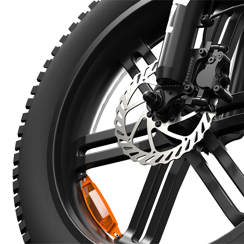 PVY LS20 Electric Bike, 250W Motor, 48V 16.5Ah Battery, 20*4.0 inch Fat Tires, 25km/h Max Speed, 100km Range, Hydraulic Brake, Lockable Shock Absorbing Fork, Shimano 7-speed, LCD Display - Grey