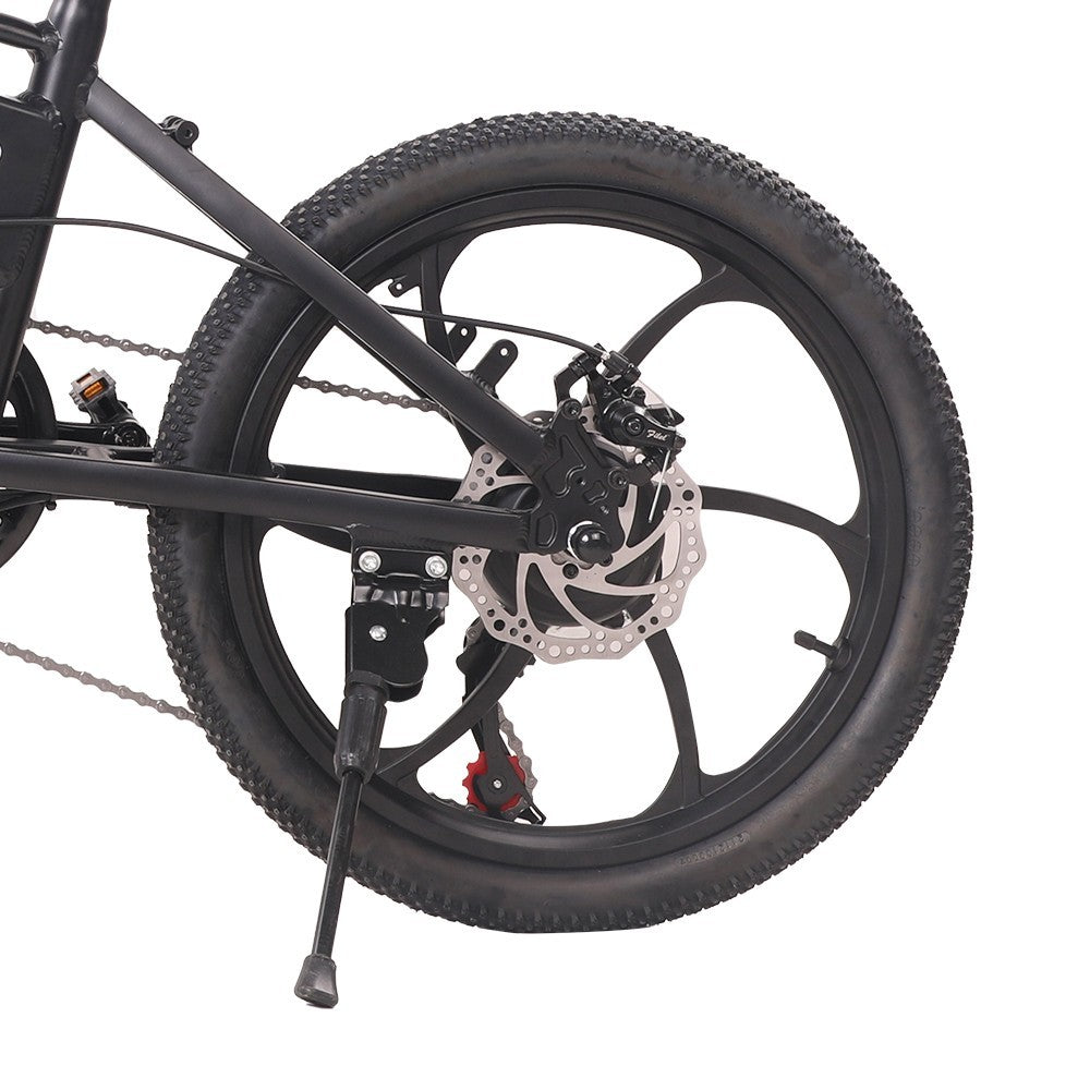 RANDRIDE YA20 Electric Bike 500W Motor 40km/h Max Speed 48V 12.8Ah Battery 80-90 Max Range 20*1.95'' CST Tires 120kg Load Shimano 7 Speed