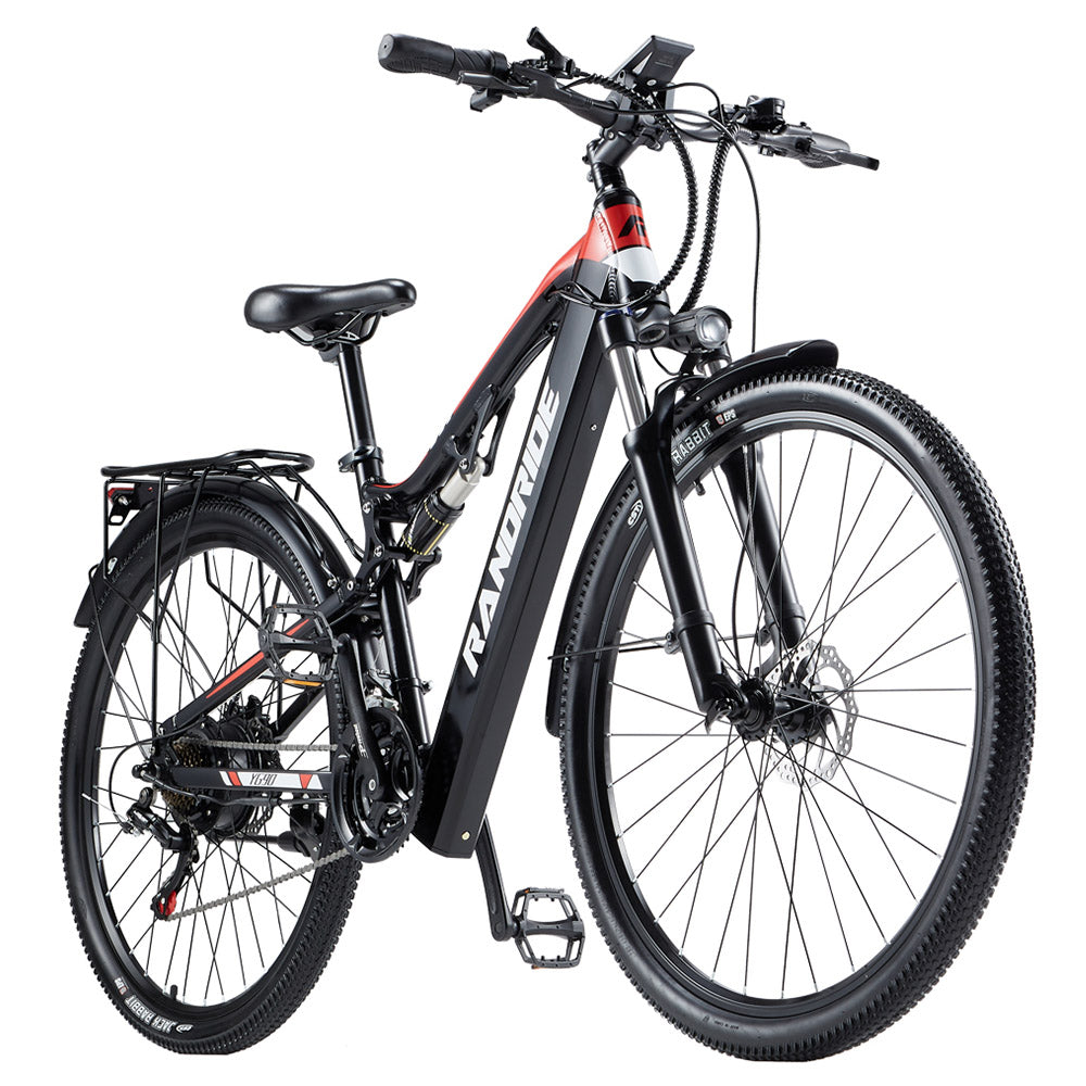 RANDRIDE YG90B-29 Electric Bike, 1000W Motor, 48V 17Ah Battery, 29*2.1 inch Tires, 45km/h Max Speed, 40-50km Range, Hydraulic Disc Brake, Rear Shock Absorber, Shimano 21-speed