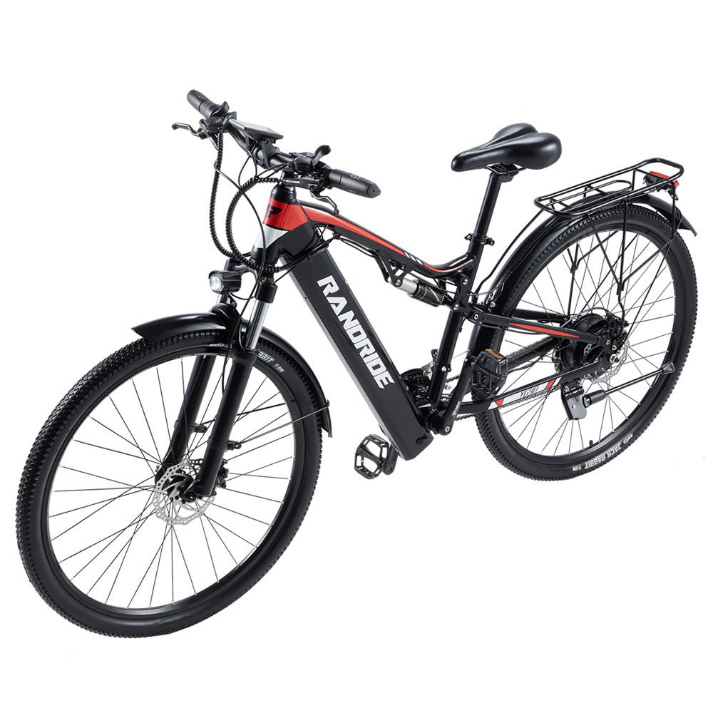 RANDRIDE YG90B-29 Electric Bike, 1000W Motor, 48V 17Ah Battery, 29*2.1 inch Tires, 45km/h Max Speed, 40-50km Range, Hydraulic Disc Brake, Rear Shock Absorber, Shimano 21-speed