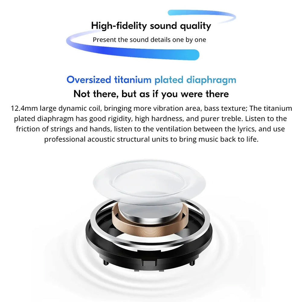 Redmi Buds 5 TWS Earbuds, 46dB ANC 4 EQ Sound Bluetooth 5.3 Chinese Version - White