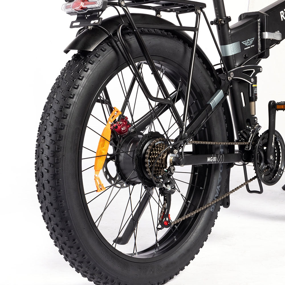Ridstar H26 Pro Electric Bike, 26*4.0 inch All-terrain Fat Tires 1000W Motor 48V 23Ah Battery 58km/h Max Speed 120km Max Range Oil Brake