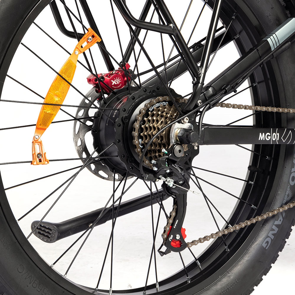 Ridstar H26 Pro Electric Bike, 26*4.0 inch All-terrain Fat Tires 1000W Motor 48V 23Ah Battery 58km/h Max Speed 120km Max Range Oil Brake