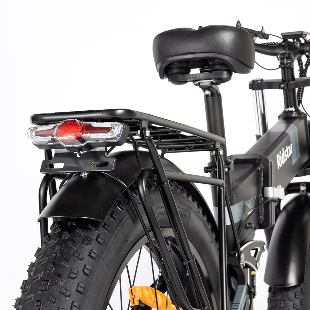 Ridstar H26 Pro Electric Bike, 26*4.0 inch All-terrain Fat Tires 1000W Motor 48V 23Ah Battery 58km/h Max Speed 120km Max Range Oil Brake