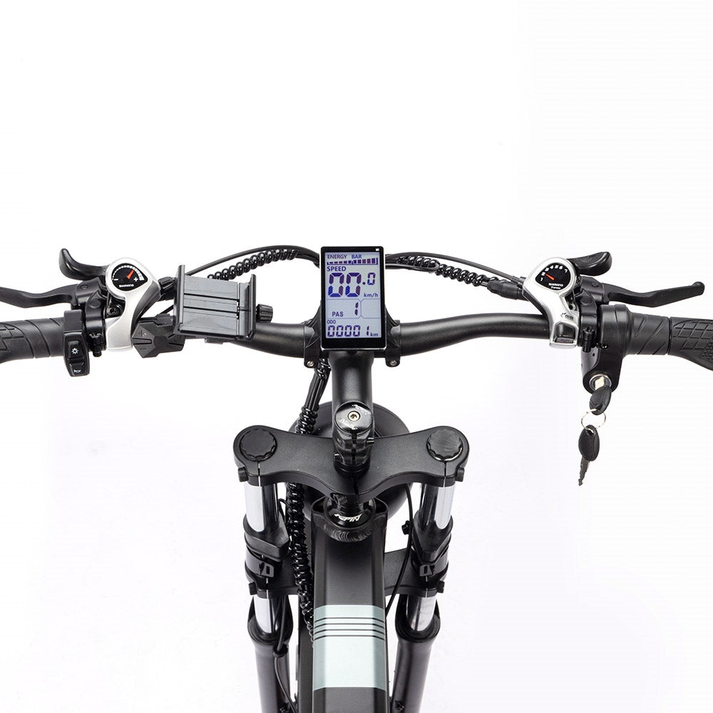 Ridstar H26 Pro Electric Bike, 26*4.0 inch All-terrain Fat Tires 1000W Motor 48V 23Ah Battery 58km/h Max Speed 120km Max Range Oil Brake