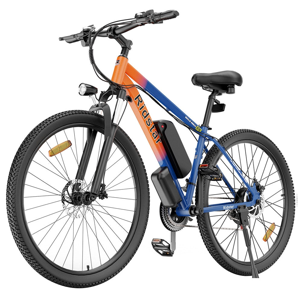 Ridstar S29 Electric Bike 29*2.0 inch Tires 1000W Motor 48V 15Ah Battery 50km/h Max Speed 80km Max Range Mechanical Disc Brakes SHIMANO 21 Speed