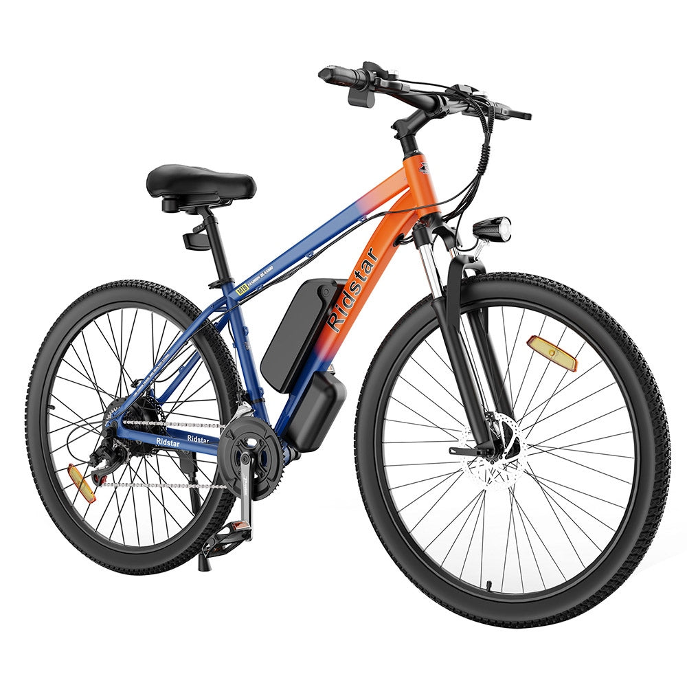 Ridstar S29 Electric Bike 29*2.0 inch Tires 1000W Motor 48V 15Ah Battery 50km/h Max Speed 80km Max Range Mechanical Disc Brakes SHIMANO 21 Speed