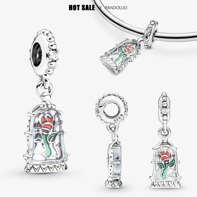 Novinka v sérii Disney Charm Beads Hodí sa k Pandora Original Charms náramok pre ženy 925 Strieborný prívesok s korálkami DIY šperky Hot Sale