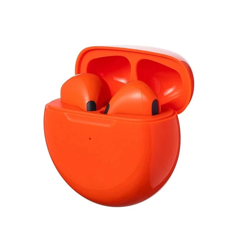 Slúchadlá Bluetooth pre iPhone Bezdrôtové slúchadlá Bluetooth Headset Pro 6 TWS s potlačením hluku s bezdrôtovými slúchadlami Mic Pro6