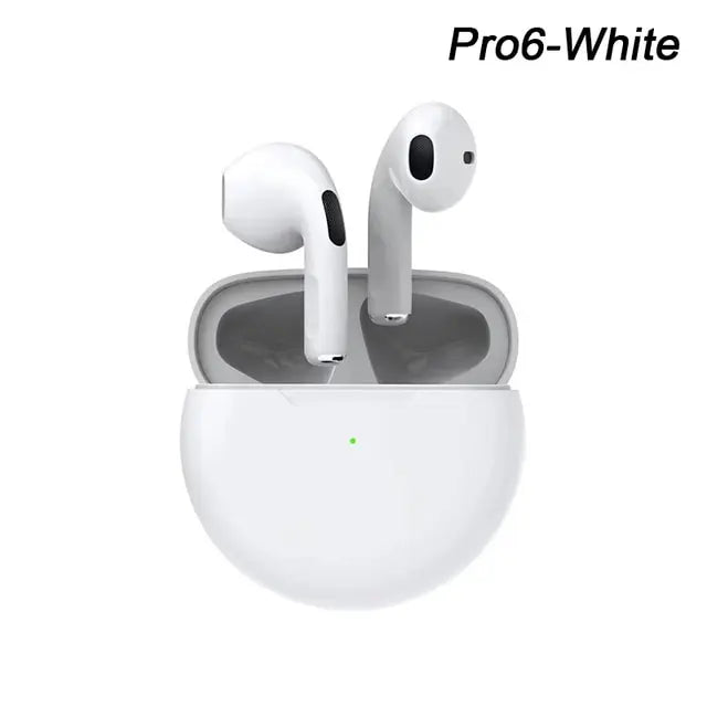 Bezdrôtové slúchadlá Air Pro 6 TWS s mikrofónom Fone Bluetooth slúchadlá Športové slúchadlá do uší Pro6 J6 Headset pre Apple iPhone Xiaomi Huawei