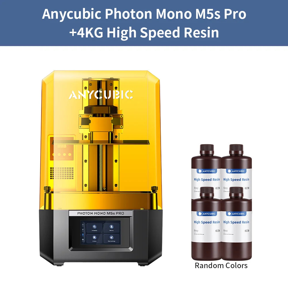 ANYCUBIC Photon Mono M5s Pro 14K Mono MSLA 3D tlačiareň 10,1'' LCD živicová 3D tlačiareň Rýchlosť až 150 mm/h Veľkosť tlače 223*127*200mm