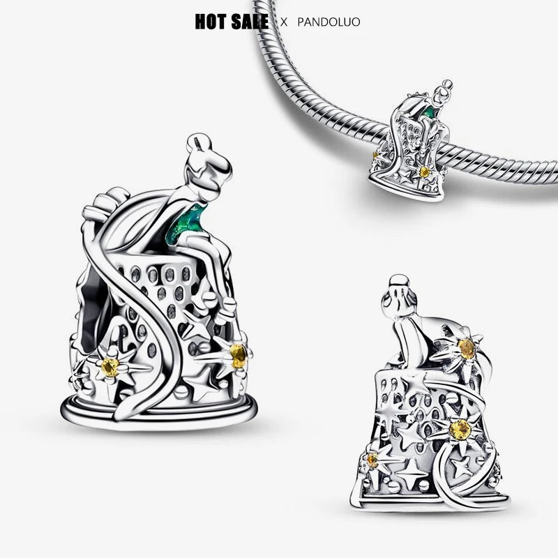 Novinka v sérii Disney Charm Beads Hodí sa k Pandora Original Charms náramok pre ženy 925 Strieborný prívesok s korálkami DIY šperky Hot Sale