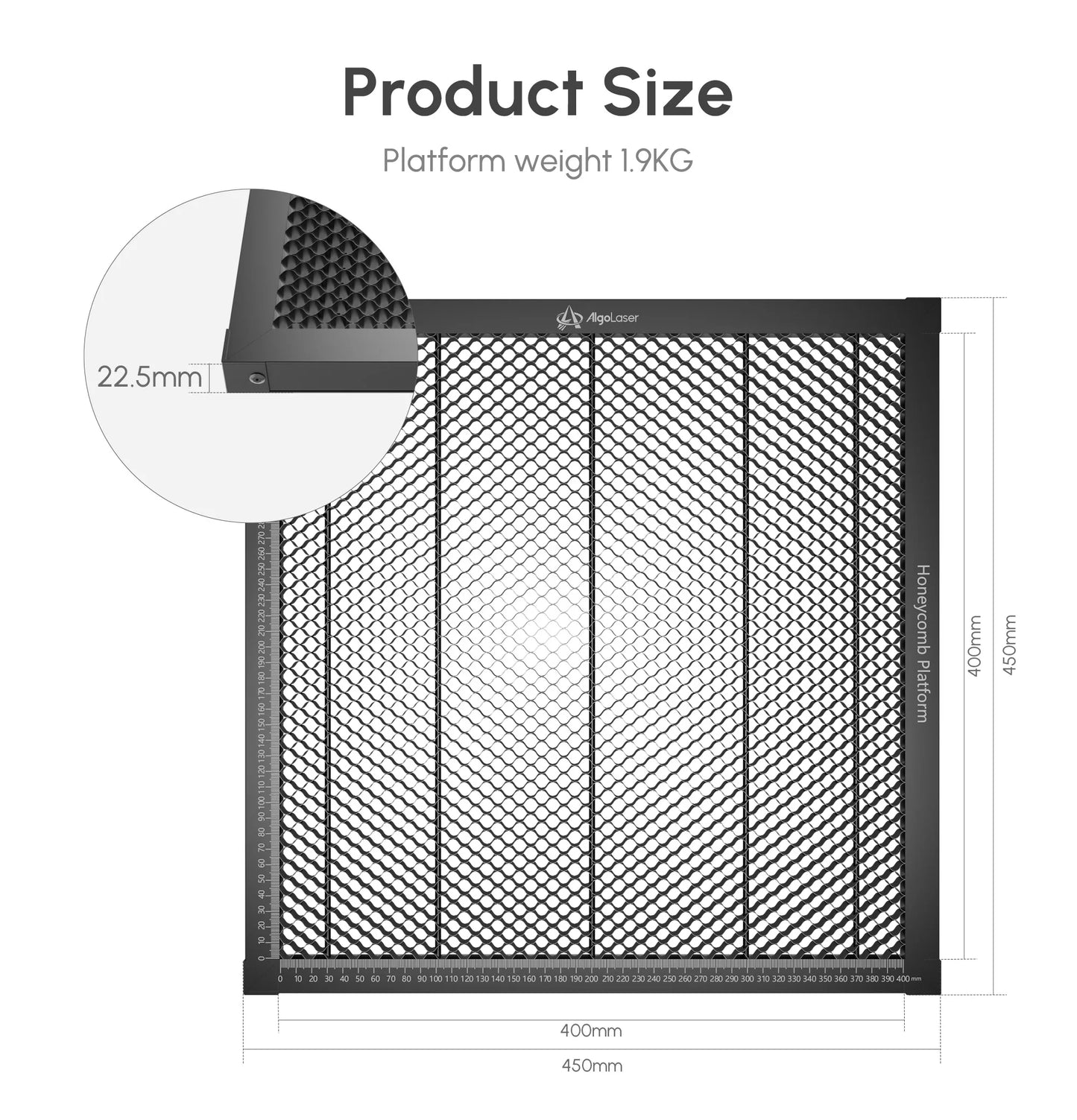 AlgoLaser Delta 22W HD 3,5-palcový laserový gravírovací stroj s dotykovou obrazovkou typu všetko v jednom s inteligentným fotoaparátom, rotačným, laserovým lôžkom, krytom