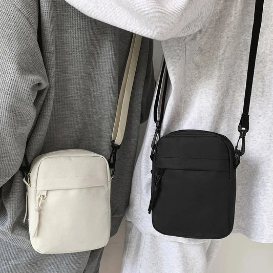 Plátená dámska crossbody kabelka Trend 2024 Oxford kabelka cez rameno Kórejská jednofarebná študentská taška na telefón Jednoduché nákupné tašky Peňaženka