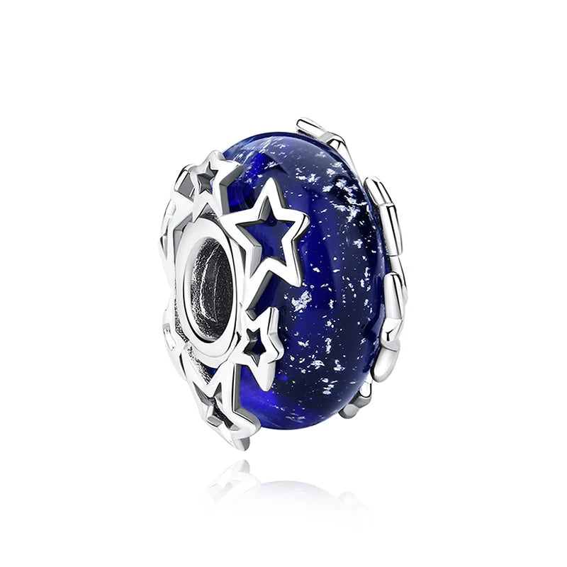 Originálne 925 Sterling Silver Charms Love Heart Korytnačka Murano Glass Prívesok Korálky Fit Pan náramok Náhrdelník Šperky pre ženy