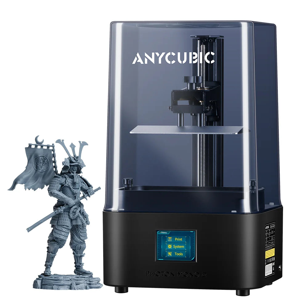 ANYCUBIC Photon Mono 2 LCD UV živicová 3D tlačiareň Vysokorýchlostná 3D tlač 6,6" 4K+ čiernobiela obrazovka 165*143*89mm Veľkosť tlače
